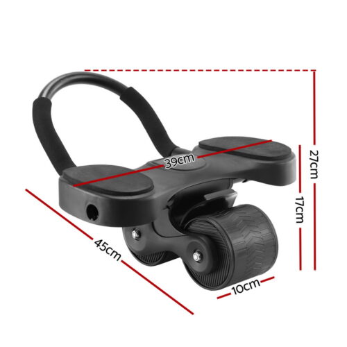 Everfit Ab Roller Automatic Rebound Abdominal Exercise Wheel Home Gym Workout - Image 2