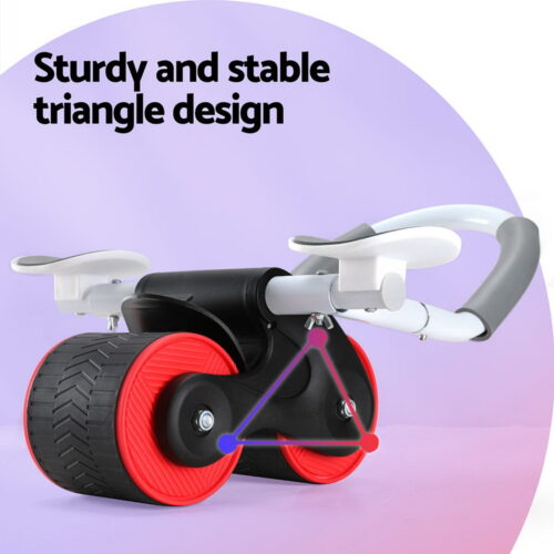 Everfit Ab Roller Automatic Rebound Abdominal Wheel with Knee Pad Home Gym Sport - Image 5
