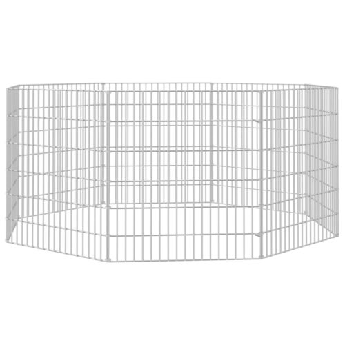 Free Range Animal Enclosure 8-Panel 54x60cm Galvanised Iron - Image 4