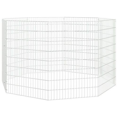 Free Range Animal Enclosure 8-Panel 54x80cm Galvanised Iron - Image 3
