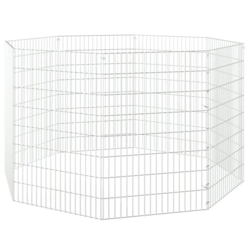 Free Range Animal Enclosure 8-Panel 54x80cm Galvanised Iron - Image 4