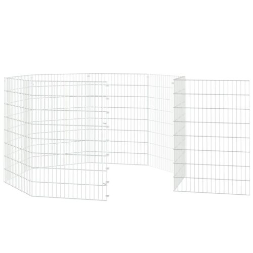 Free Range Animal Enclosure 8-Panel 54x80cm Galvanised Iron - Image 5