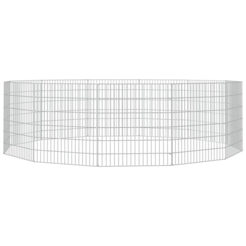 Free Range Animal Enclosure 12-Panel 54x60cm Galvanised Iron - Image 4