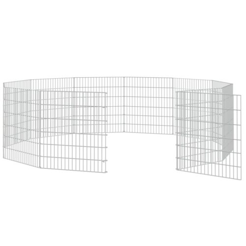 Free Range Animal Enclosure 12-Panel 54x60cm Galvanised Iron - Image 5