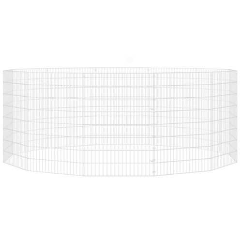 Free Range Animal Enclosure 12-Panel 54x80cm Galvanised Iron - Image 4