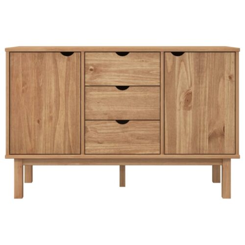 Sideboard OTTA 113.5x43x73cm Solid Wood Pine - Image 3