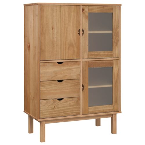 Highboard OTTA 85x43x125cm Solid Wood Pine