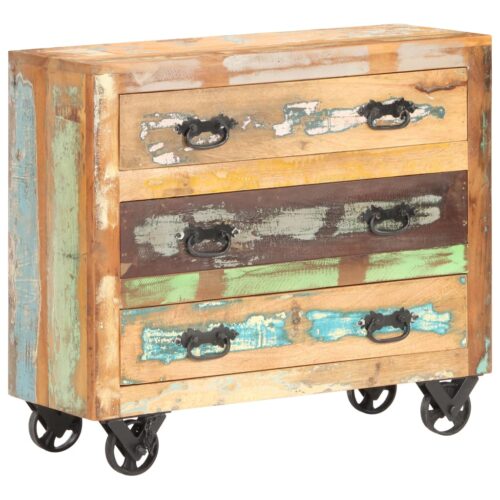 Sideboard 80x30x70cm Solid Reclaimed Wood