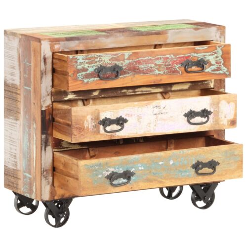 Sideboard 80x30x70cm Solid Reclaimed Wood - Image 2