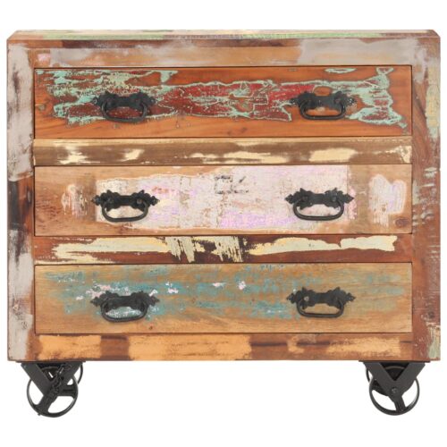 Sideboard 80x30x70cm Solid Reclaimed Wood - Image 3