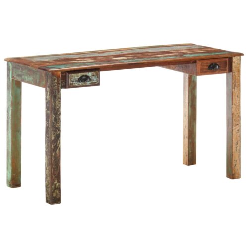 Desk 130x55x76cm Solid Reclaimed Wood