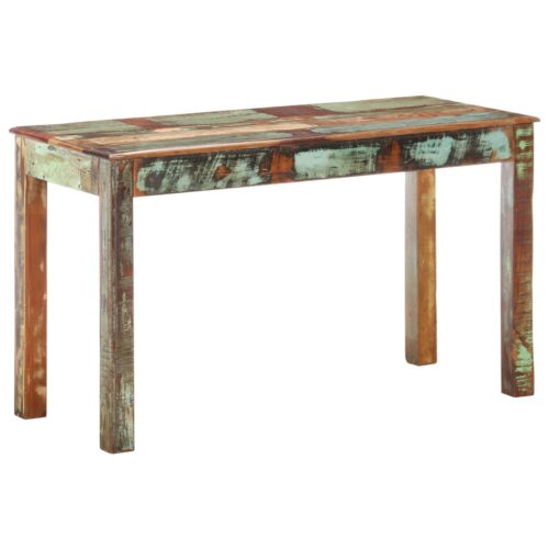 Desk 130x55x76cm Solid Reclaimed Wood - Image 4