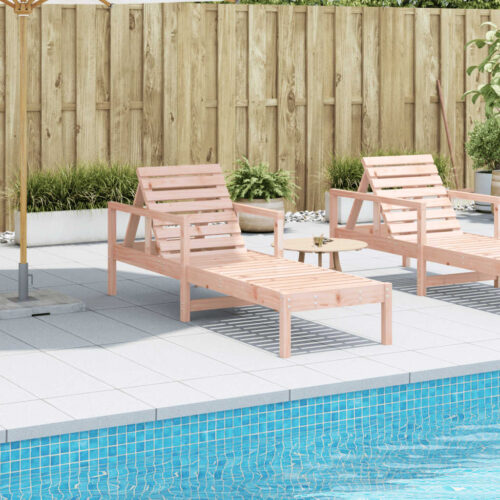 Outdoor Sun Lounger Wood Timber Garden Patio Deck Beach Recliner Lounge Chair - Image 3