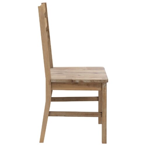 Dining Chairs 2pcs Solid Acacia Wood - Image 5
