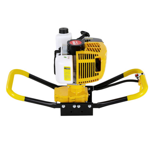 Giantz 74CC Post Hole Digger Motor Only Petrol Engine Yellow - Image 3