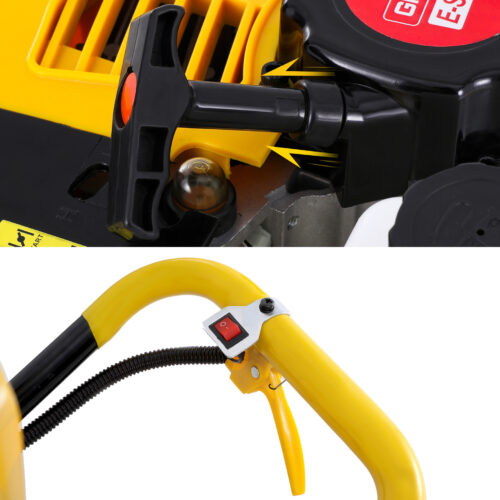 Giantz 74CC Post Hole Digger Motor Only Petrol Engine Yellow - Image 6
