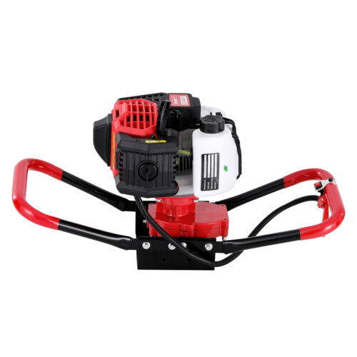 Giantz 65CC Post Hole Digger Motor Only Petrol Engine Red - Image 3