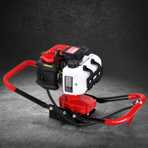 Giantz 65CC Post Hole Digger Motor Only Petrol Engine Red - Image 7