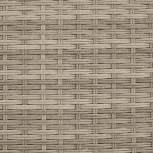 Garden Sofa 2-Seater with Stools Grey Poly Rattan - Image 8
