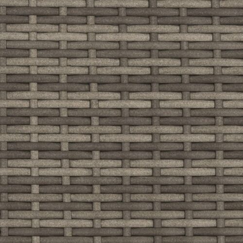 Garden Sofa 2-Seater with Stools Grey Poly Rattan - Image 8
