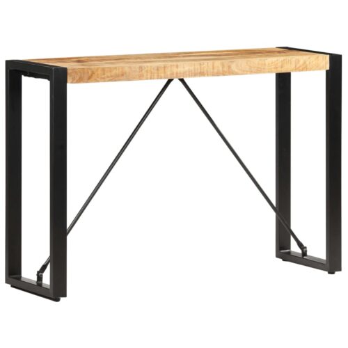 Console Table 110x35x76cm Solid Mango Wood - Image 9