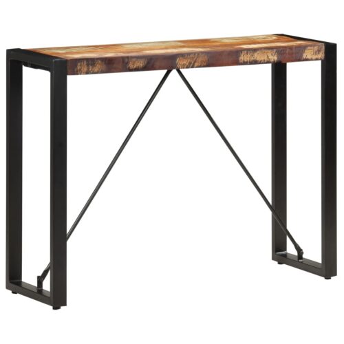 Console Table 110x35x76cm Solid Reclaimed Wood - Image 8