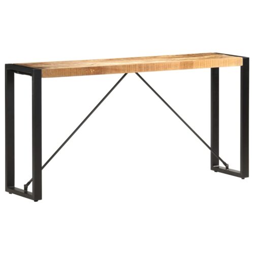 Console Table 150x35x76cm Solid Mango Wood - Image 9