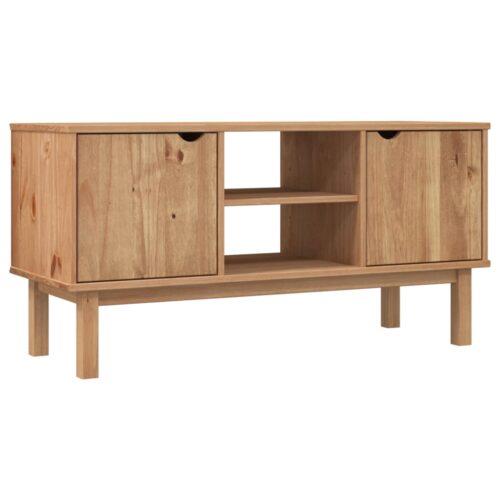 TV Cabinet OTTA 113.5x43x57cm Solid Wood Pine