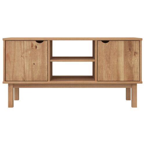 TV Cabinet OTTA 113.5x43x57cm Solid Wood Pine - Image 3