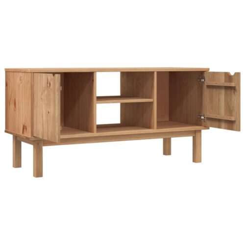 TV Cabinet OTTA 113.5x43x57cm Solid Wood Pine - Image 4