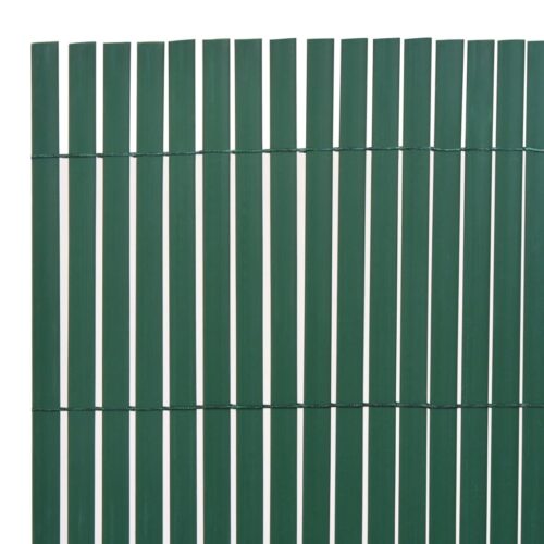 Double-Sided Garden Fence 110x500cm Green - Image 5
