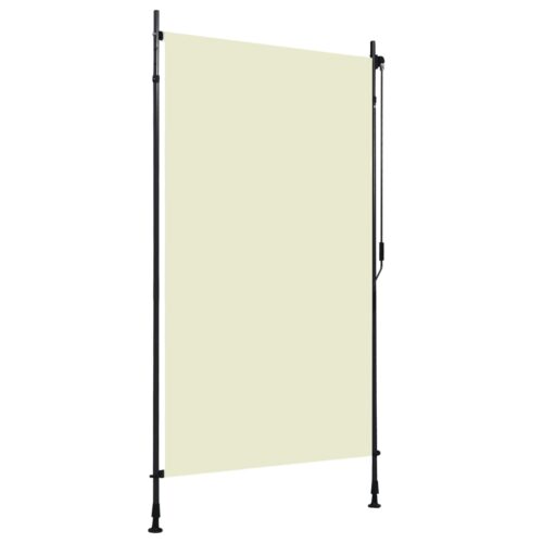 Outdoor Roller Blind 120x270cm Cream