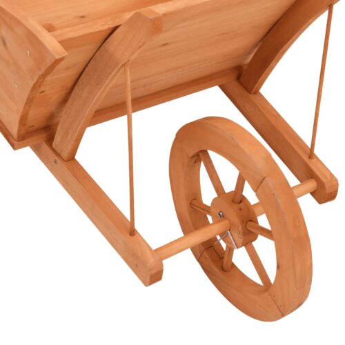 Wheelbarrow Planter 128x45.5x43 cm Solid Wood Fir - Image 7