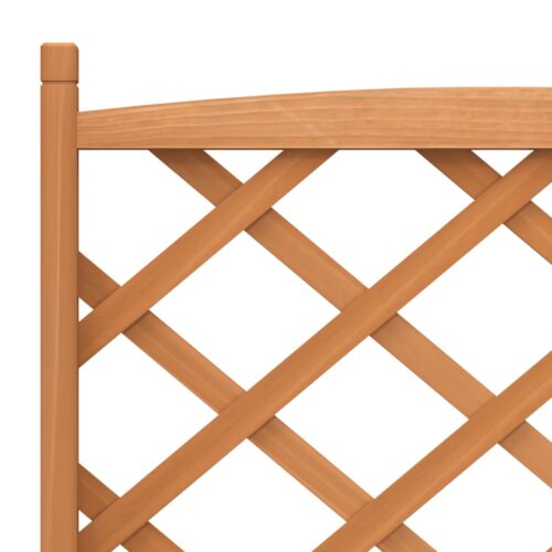Planter with Trellis Brown Solid Wood Fir - Image 6