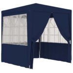 Outdoor Gazebo Wedding Party Tent Wall Canopy Camping Marquee 2x2.4M Blue