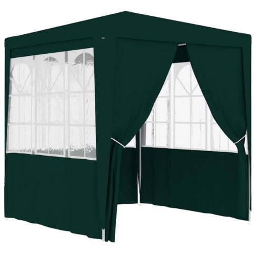 Outdoor Gazebo Wedding Party Tent Wall Canopy Camping Marquee 2x2M Green - Image 2