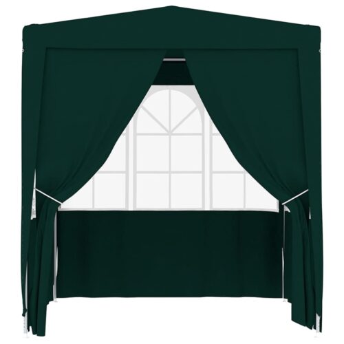 Outdoor Gazebo Wedding Party Tent Wall Canopy Camping Marquee 2x2M Green - Image 3