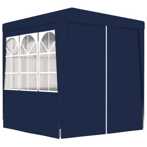 Professional Party Tent with Side Walls 2.5x2.5m Blue 90 g/m - Image 4
