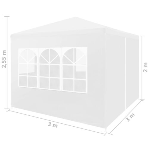 Party Tent 3x3m White - Image 7