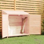 Garden Shed 102x52x112cm Solid Wood Fir