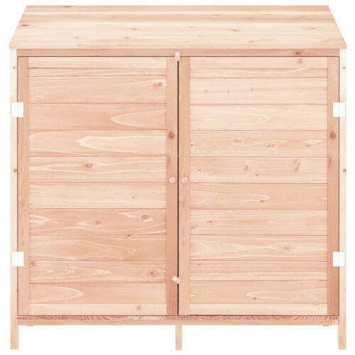 Garden Shed 102x52x112cm Solid Wood Fir - Image 3