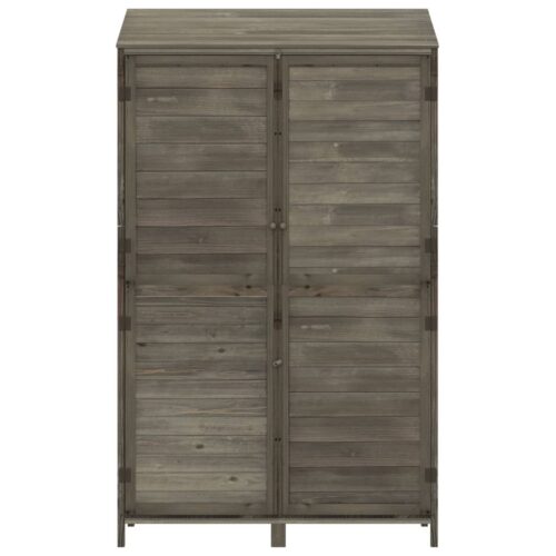 Garden Storage Cabinet Shed Outdoor Tool Workshop Wood Cupboard 102x52x174.5cm - Image 3
