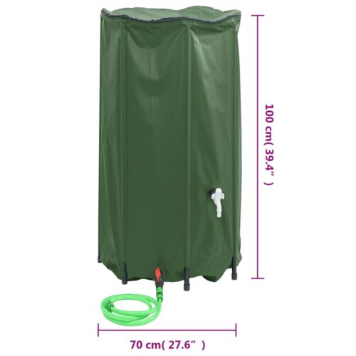 Water Tank with Tap Foldable 380 L PVC - Image 9