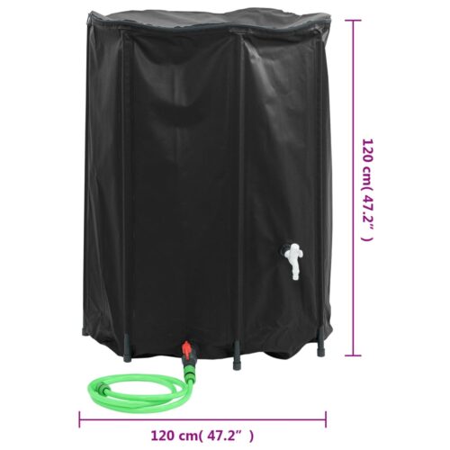 Water Tank with Tap Foldable 1350 L PVC - Image 9