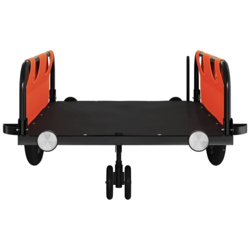 Bike Trailer Orange Oxford Fabric Iron - Image 5