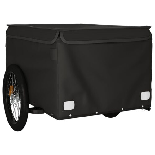 Bike Trailer Black 45 kg Iron - Image 4
