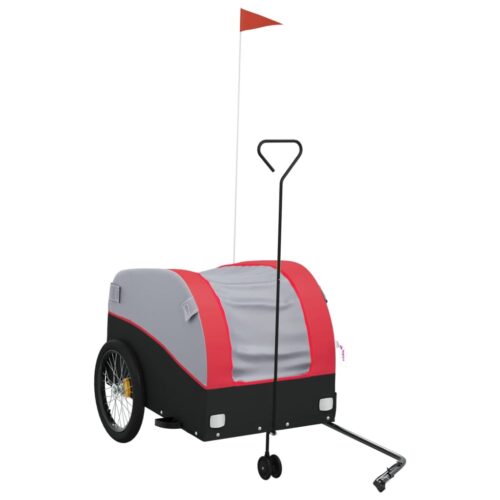 Bike Trailer Black Red 45 kg Iron - Image 2