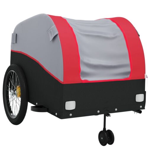 Bike Trailer Black Red 45 kg Iron - Image 4
