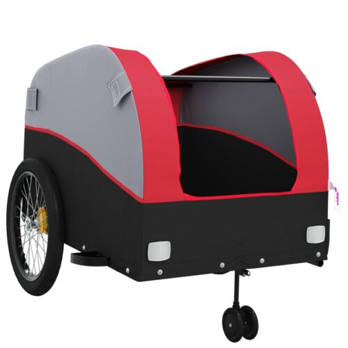 Bike Trailer Black Red 45 kg Iron - Image 5
