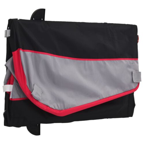 Bike Trailer Black Red 45 kg Iron - Image 9